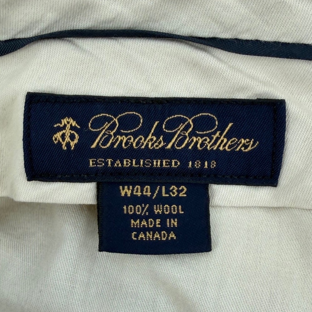 Brooks Brothers Men's Dark Charcoal Dress Pants - Picture 4 of 6